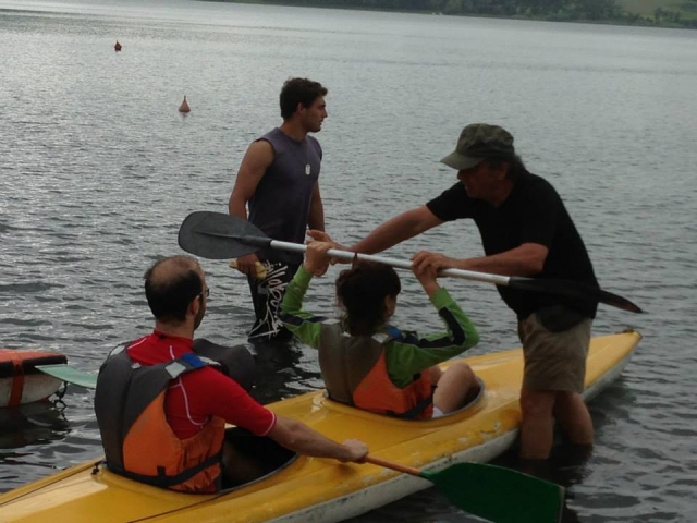 Preparación de las actividades de Piragüismo